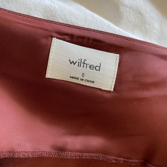 Aritzia Wilfred Only Ruched Slip Dress in Rustique S - Picture 4 of 5